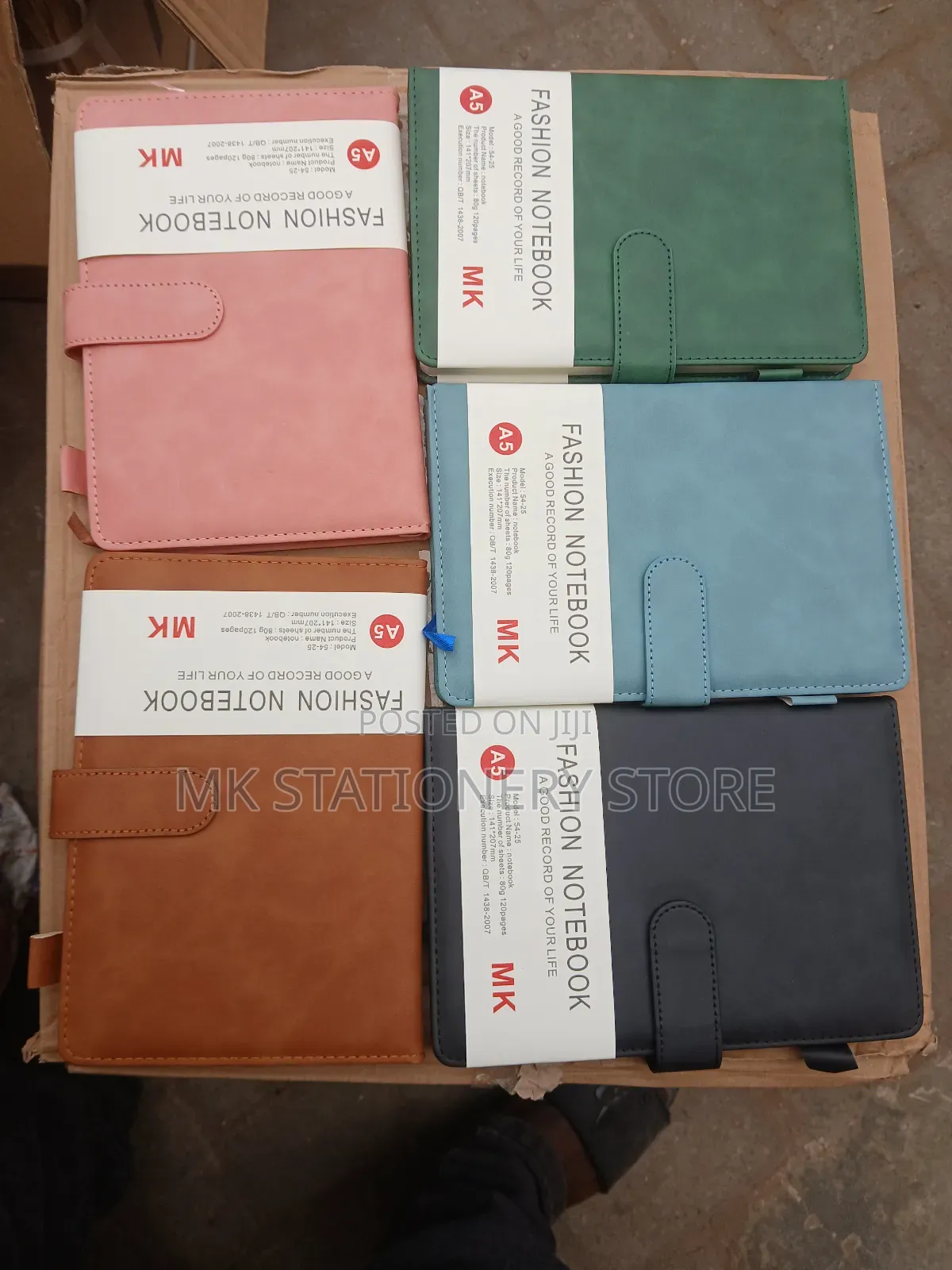 A5 Suede Leather Back Journal Notepad