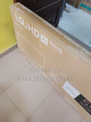 New in 55" LG High Quality Picture Smart Uhd LED TV +