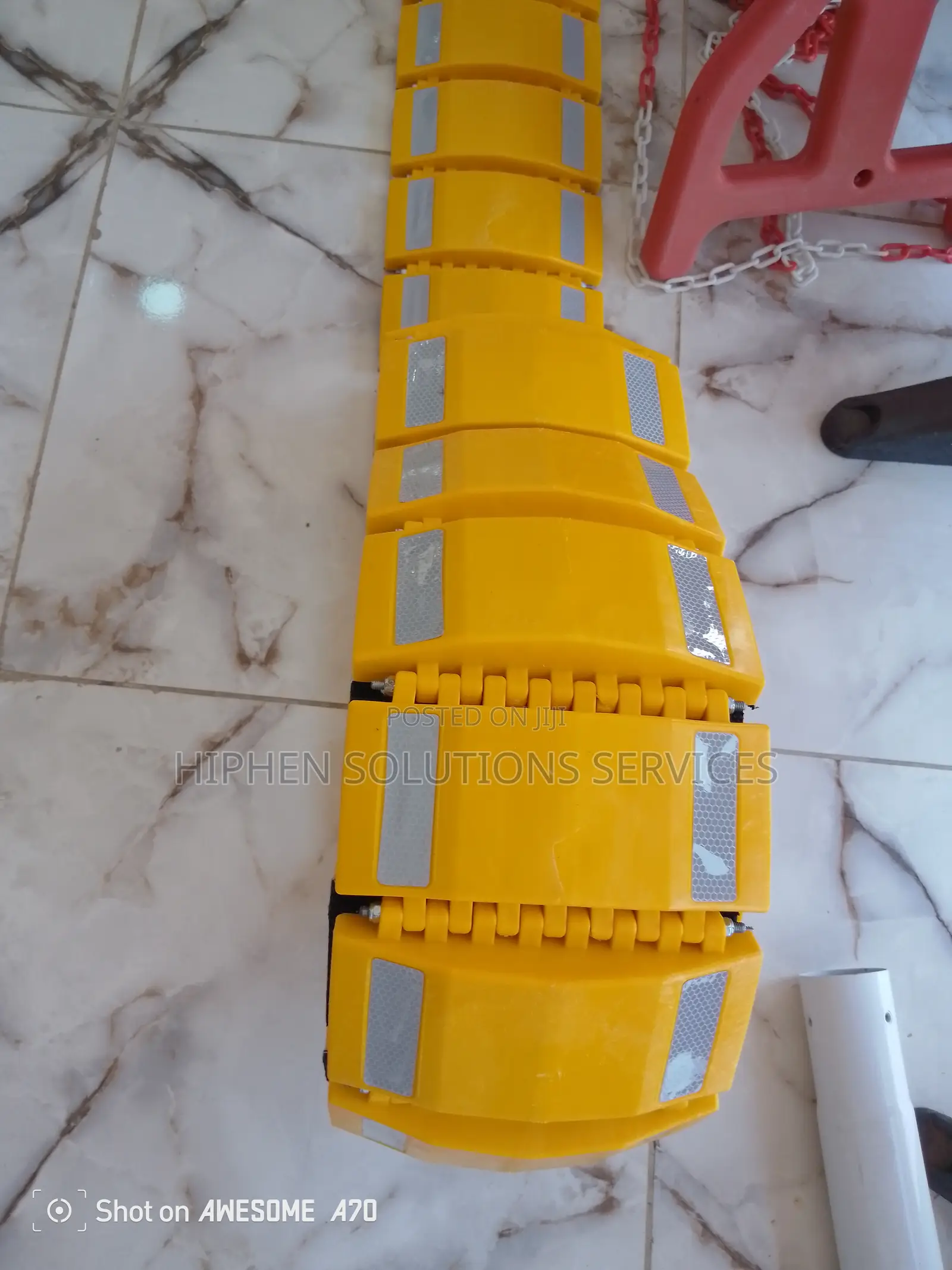Foldable Rubber Round Speed Bump