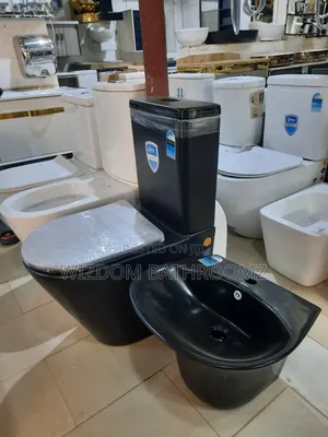 Executive Mmat Black Wc With Basin
