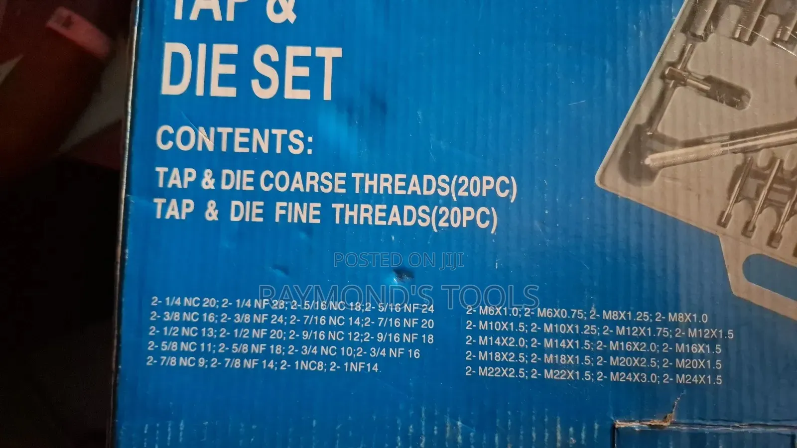 45 PCS Steel Tap and Die