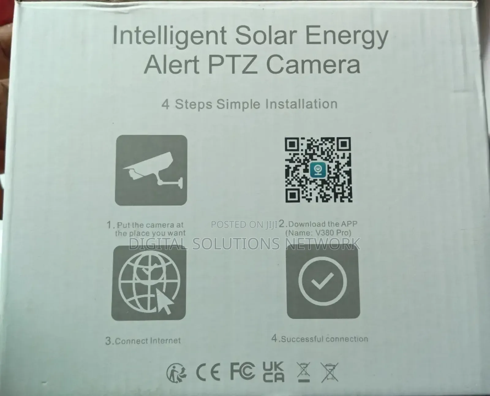 V380 Solar Camera PTZ Uses SIM