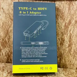 8 in 1 Type C Usb Hub Dock Station