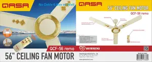 56 Inches Celling Fan With Remote.No Cable Box on the Wall