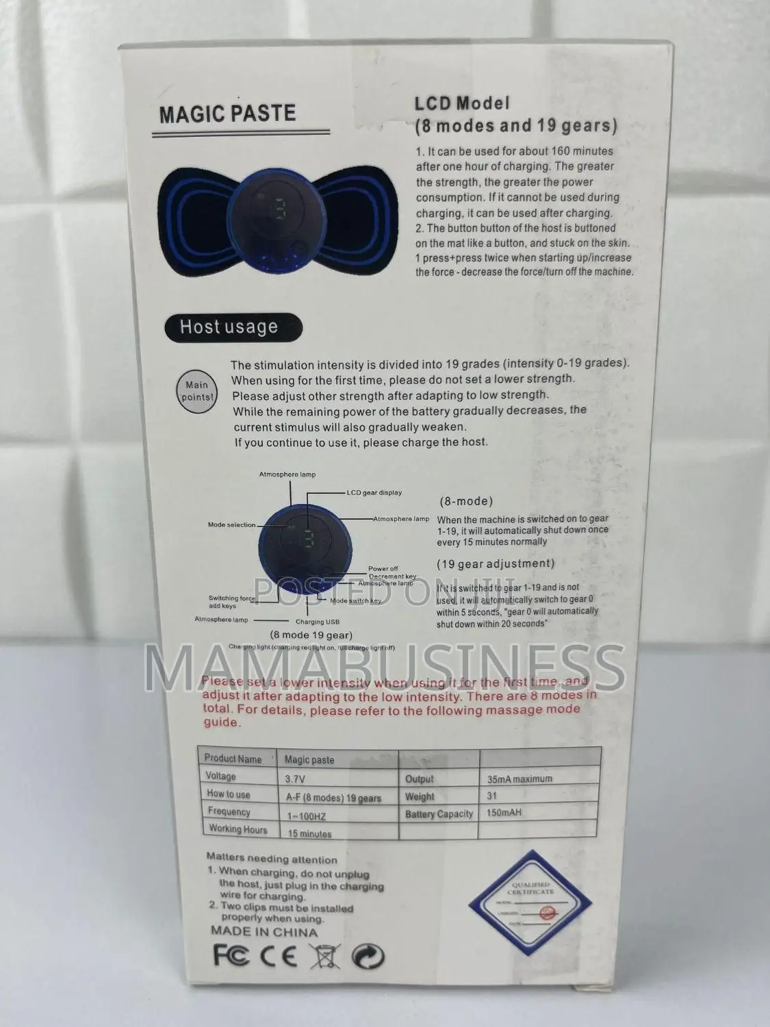 Mini Massager Patch (Ems)