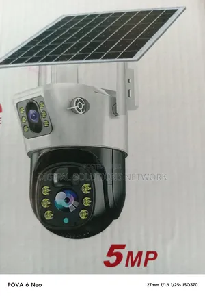 Solar Camera V380 Dual Lens 5mp