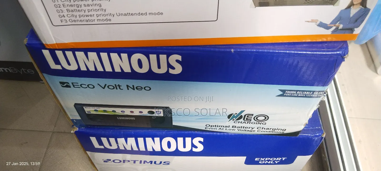 Luminous Optimus Solar Inverter 2kva