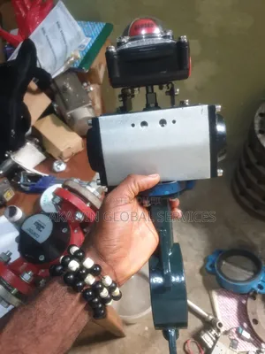 3 Inch Butterfly Valve With Double Acting Pneumatic Actuator
