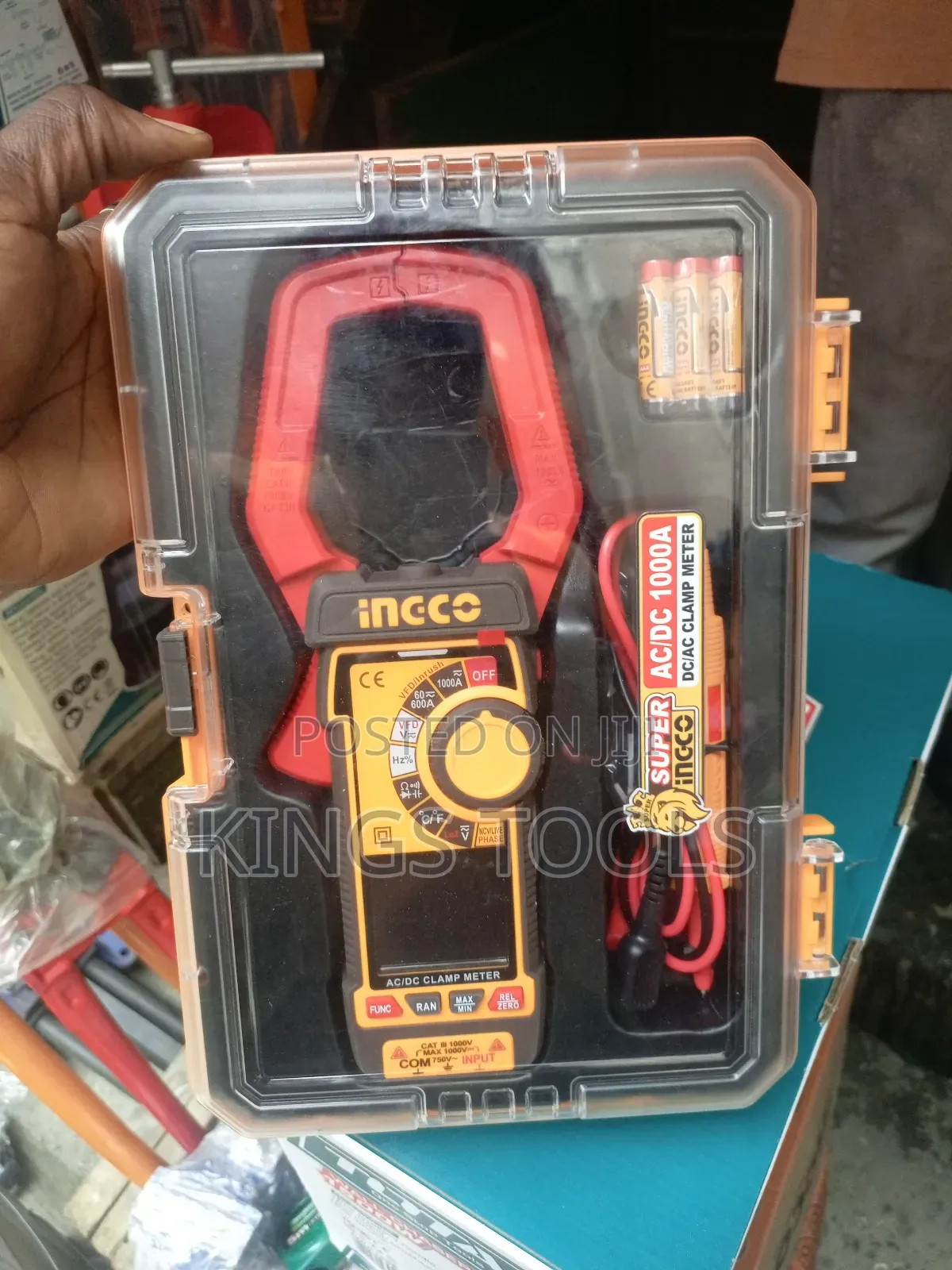 Ingco Ac/Dc Clamp Meter 1000A