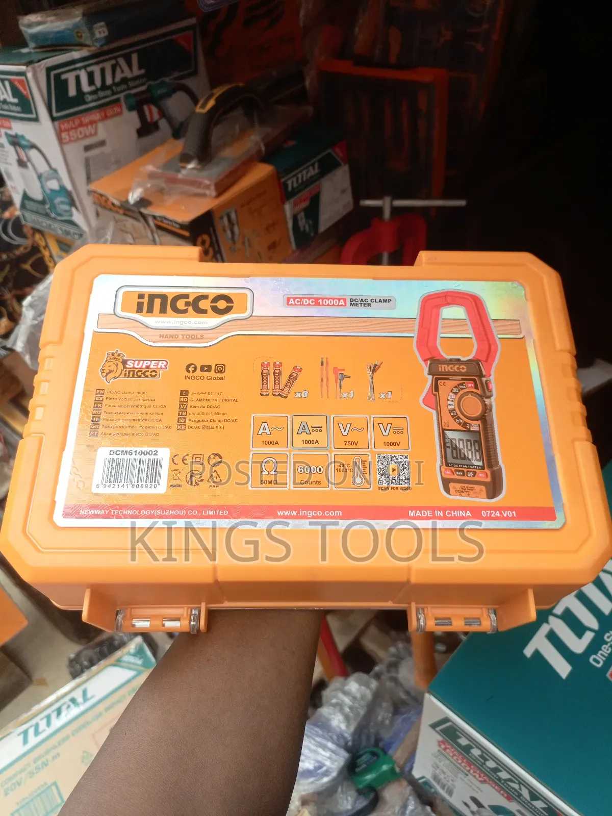Ingco Ac/Dc Clamp Meter 1000A