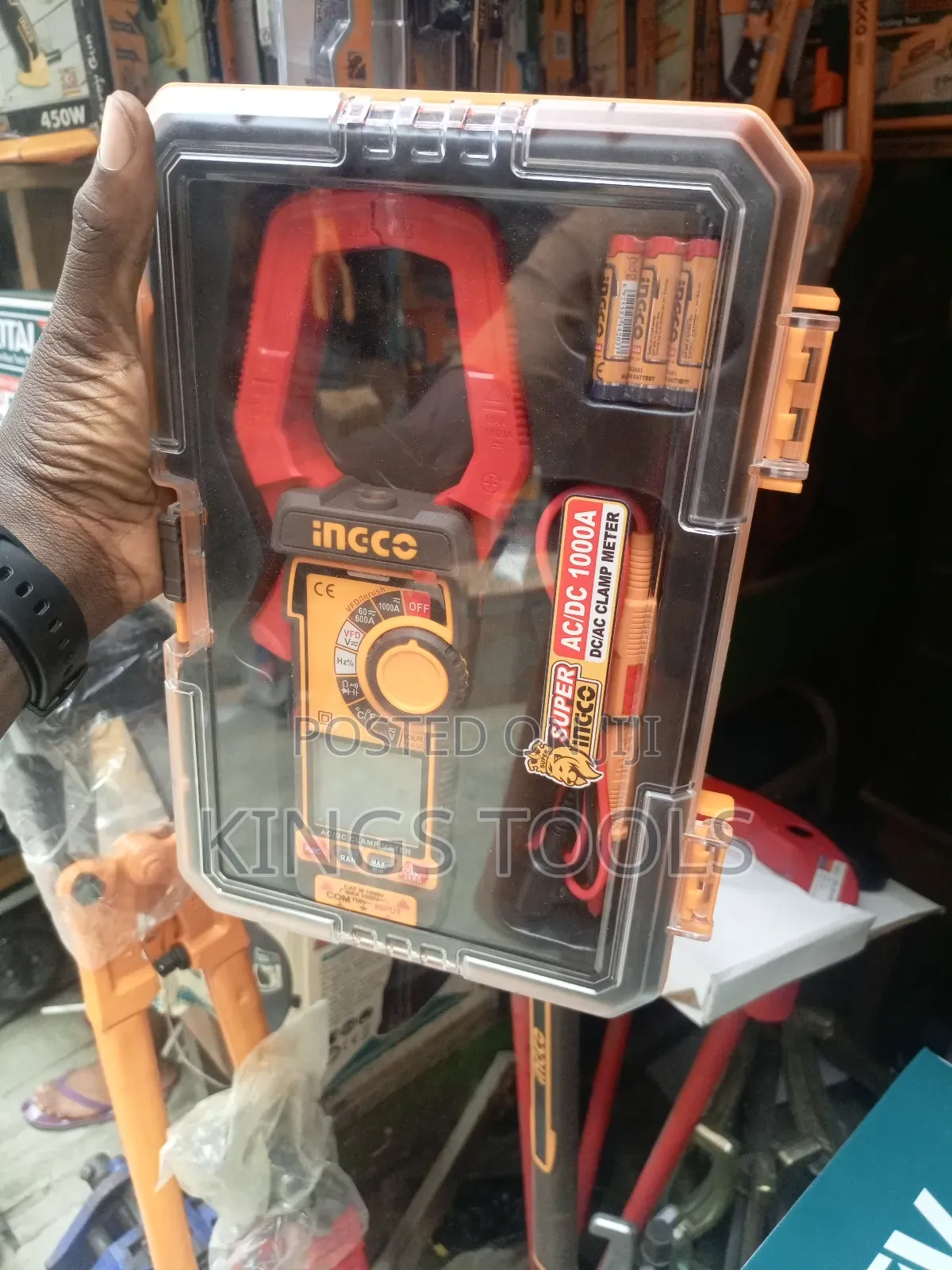 Ingco Ac/Dc Clamp Meter 1000A