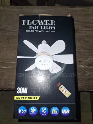 Flower Fan Light - Ceiling Fan With Light