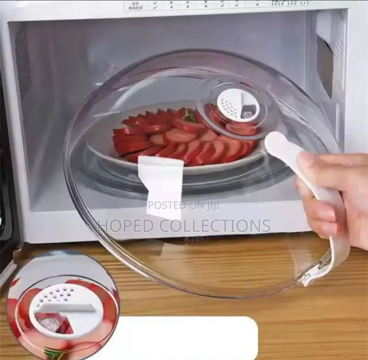 Microwave Cover With Handle