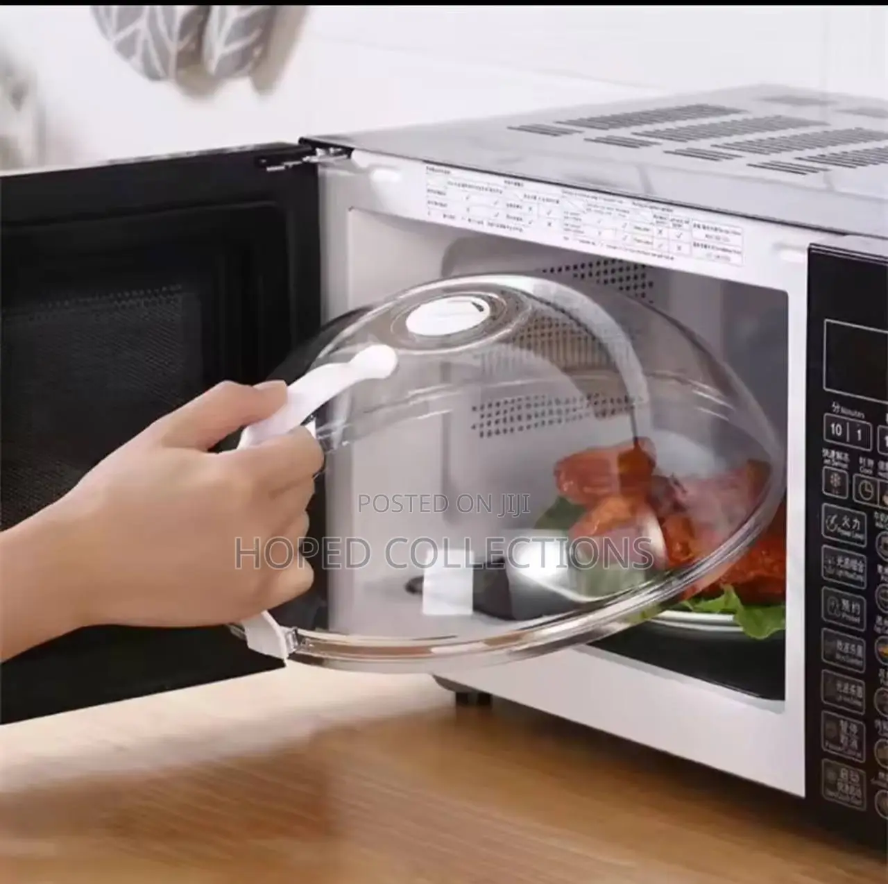 Microwave Cover With Handle