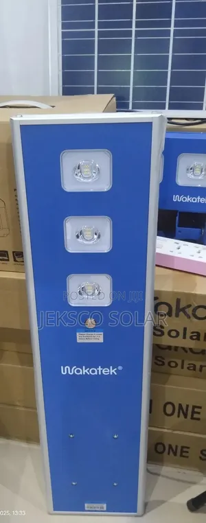 3 Eyes Solar Led Street Light Wakatek.
