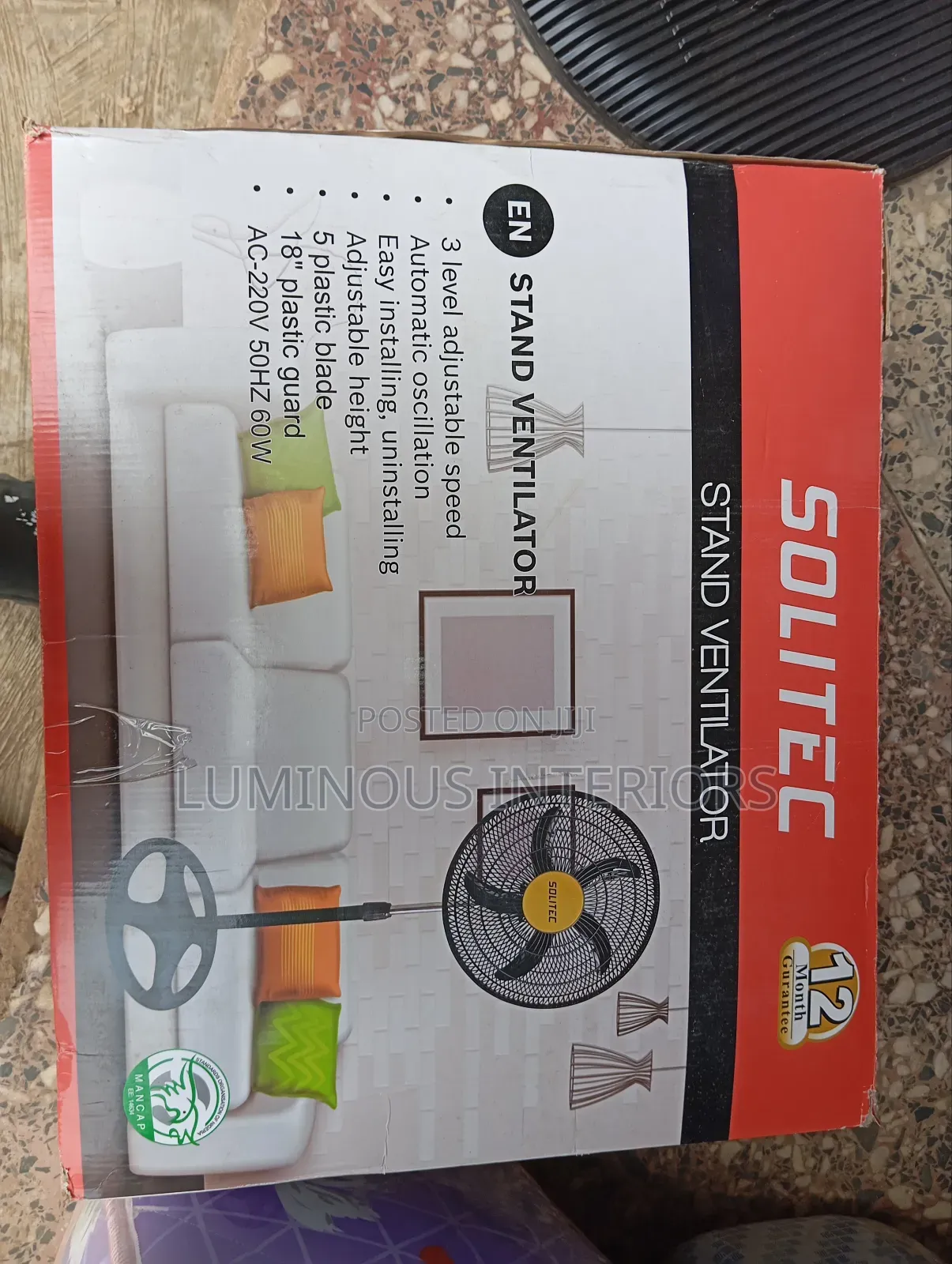 Solitec Standing Fan