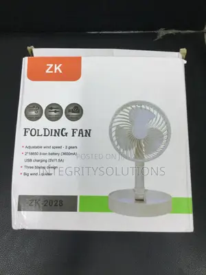 Portable Desktop Fan - Extendable Retractable