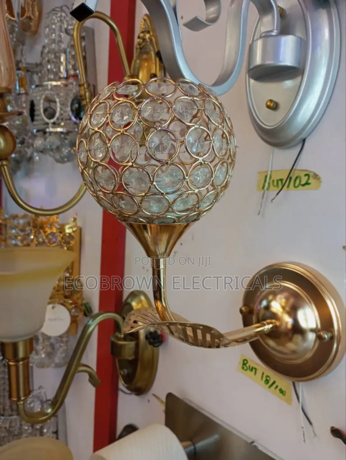 Wall Bracket Crystal Light