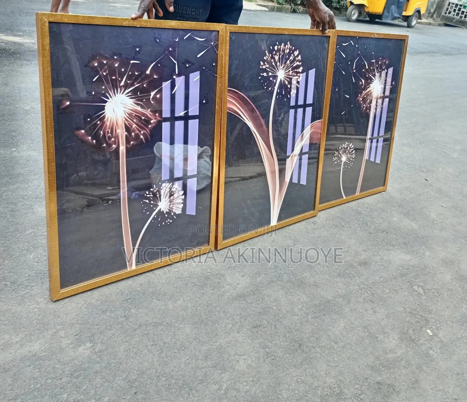 Medium Size Glass Canvas Frame