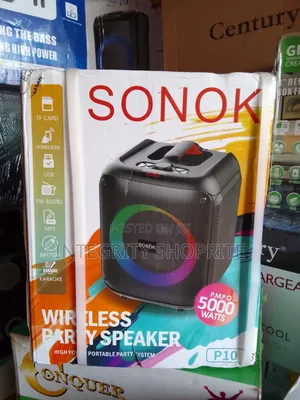 Sonok High Power Portable Party Speaker 5000watts