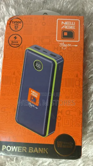 New Age 22500mah Power Bank With Led Display (Turbo Ultra 8)