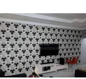 Gray, Black and White Wall Paper