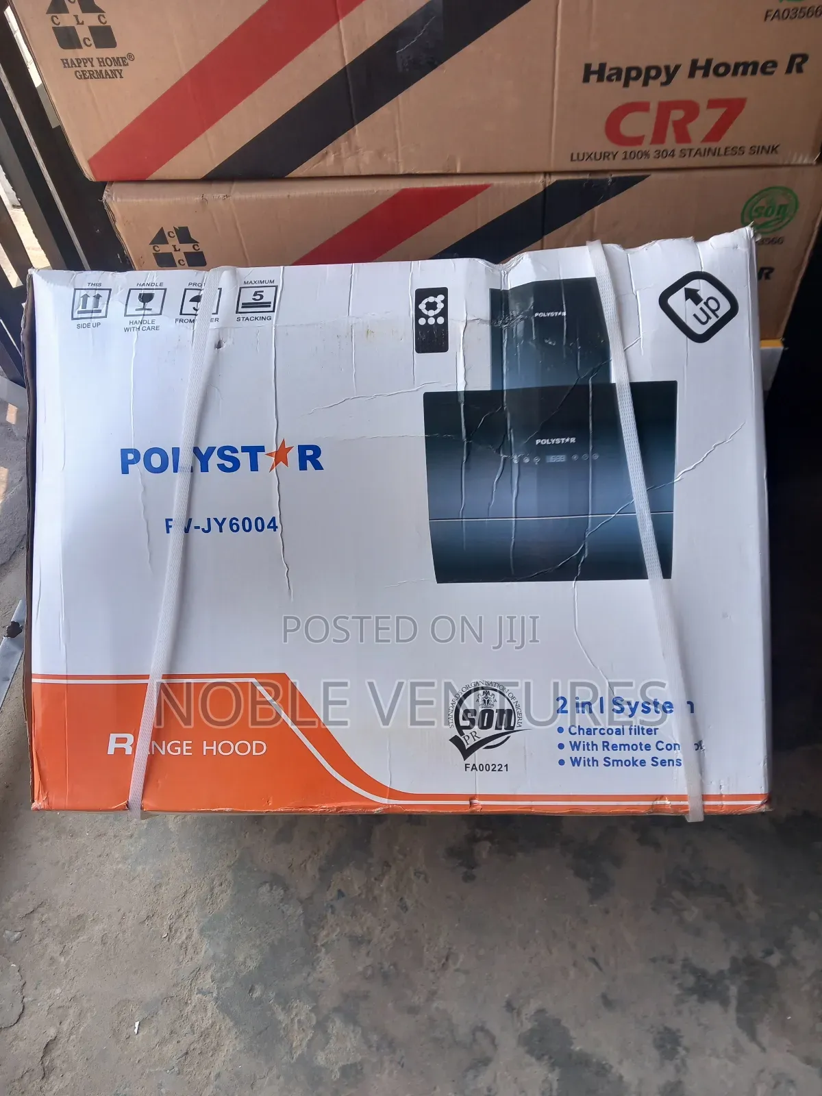 Ploystar Extractor Plasma Handwaved Control 60cm 100%Copper