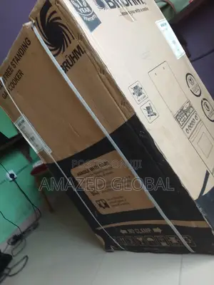 New in Bruhm(Bgc-5531lb) 3+1 Burner Glass Top Gas Cooker