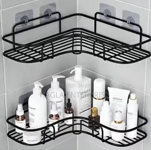 Bathroom and Toilet Corner Shelf Rack