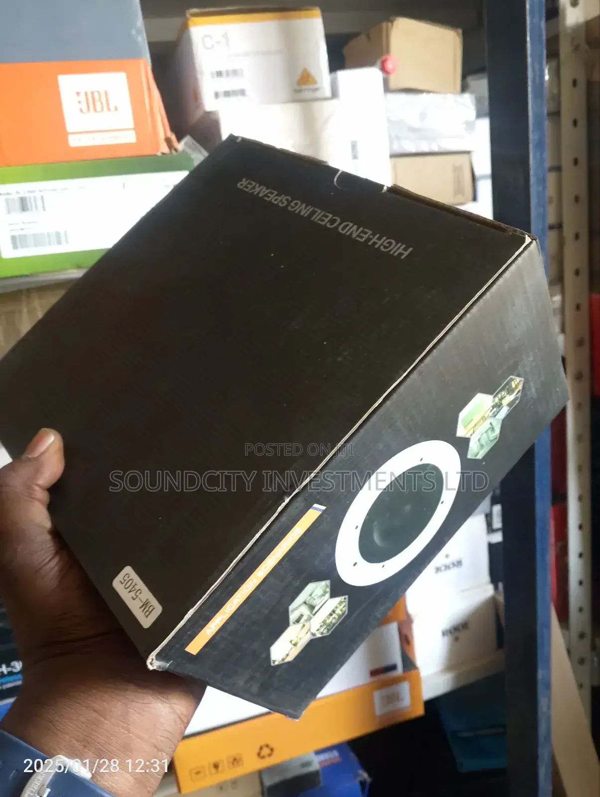 Boom 100watts Frameless Ceiling Speaker.
