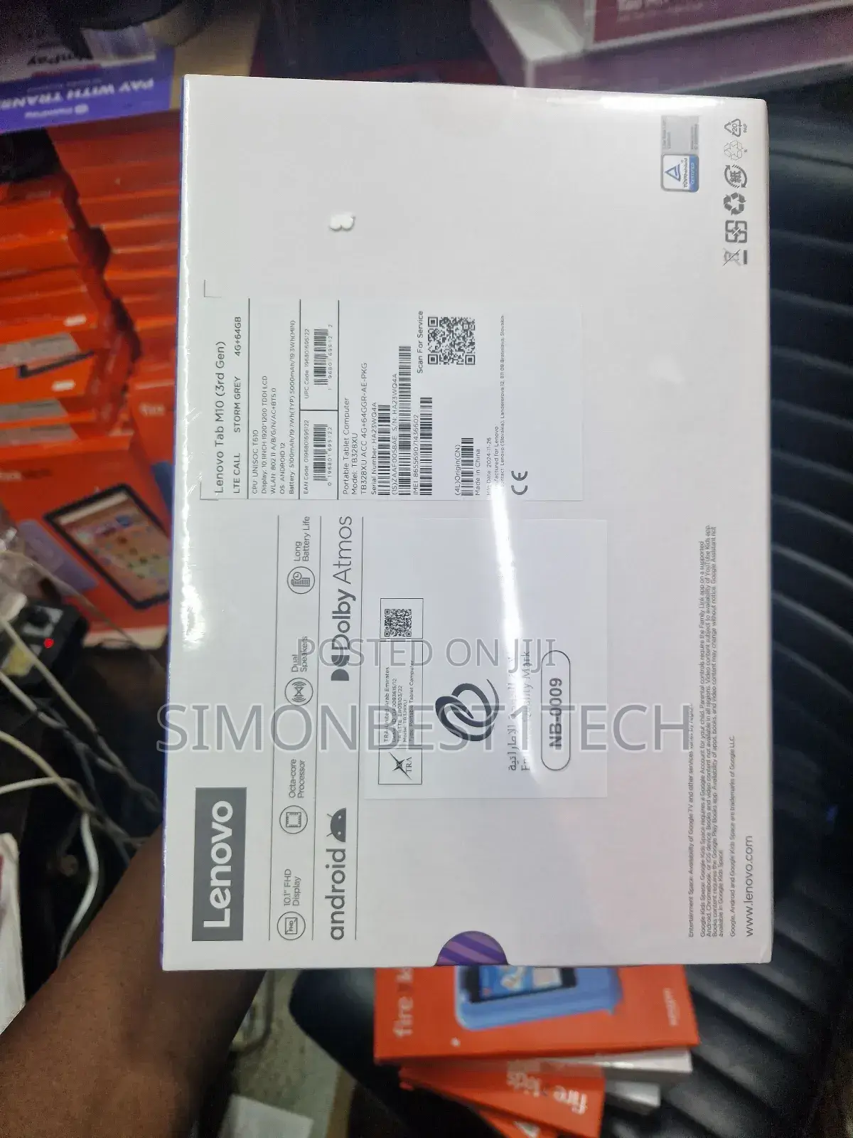 New Lenovo Tab M10 HD Gen 2 64 GB Gray