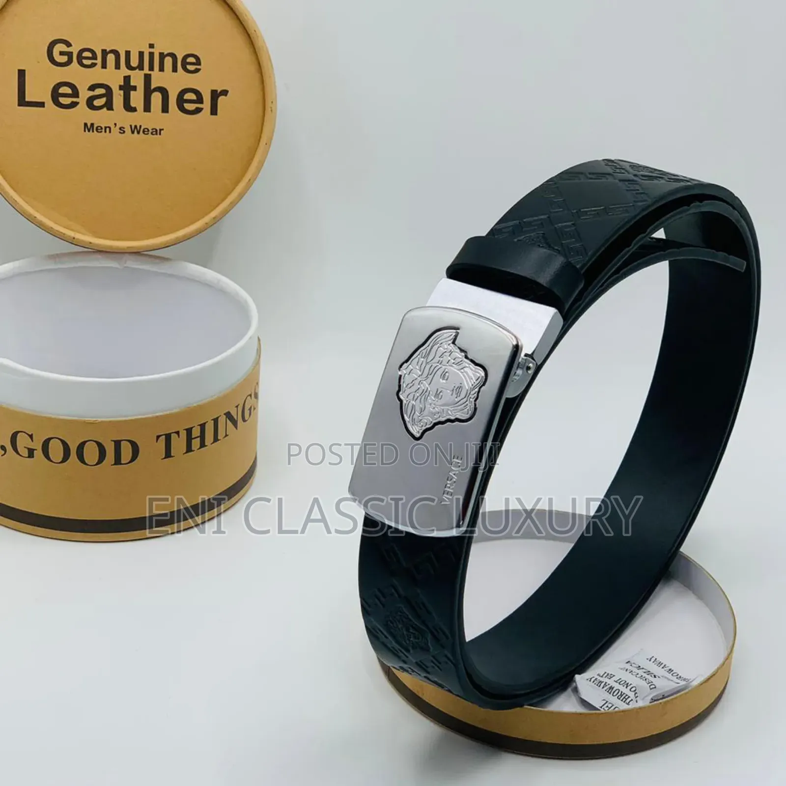 High Quality Luxury Men's Belts Versace Available