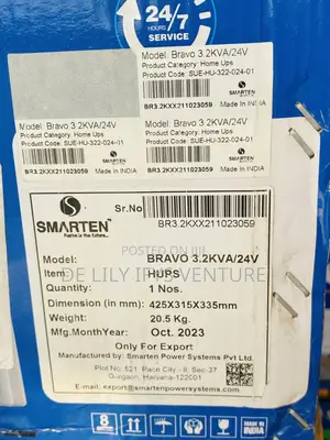 Smarten Inverter 3.2kva 24v