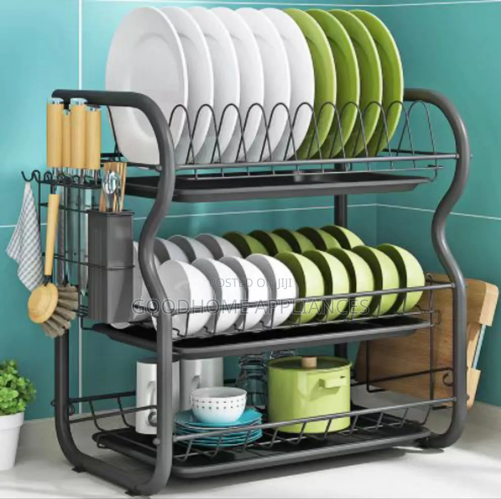 Unique 3 Tier Plate Rack