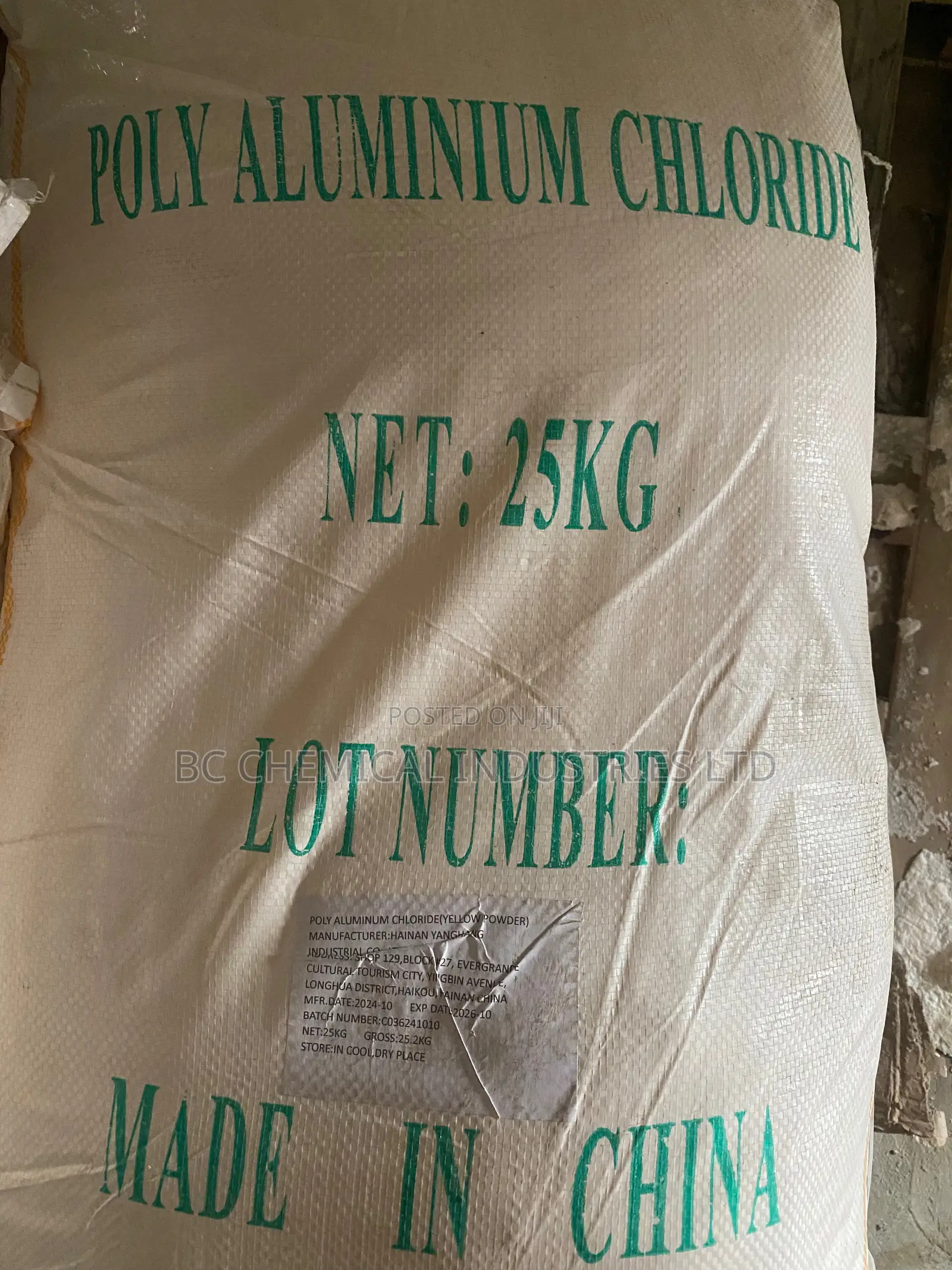 Poly Aluminum Chloride(PAC),White