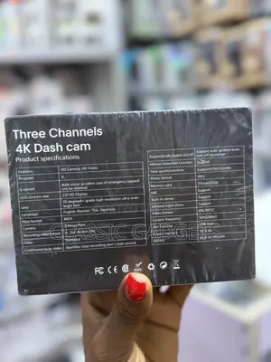 Three Channels Full UHD Dash Cam
