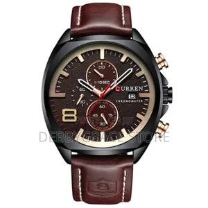 Photo - Curren Chronograph Leather With Box and Bag