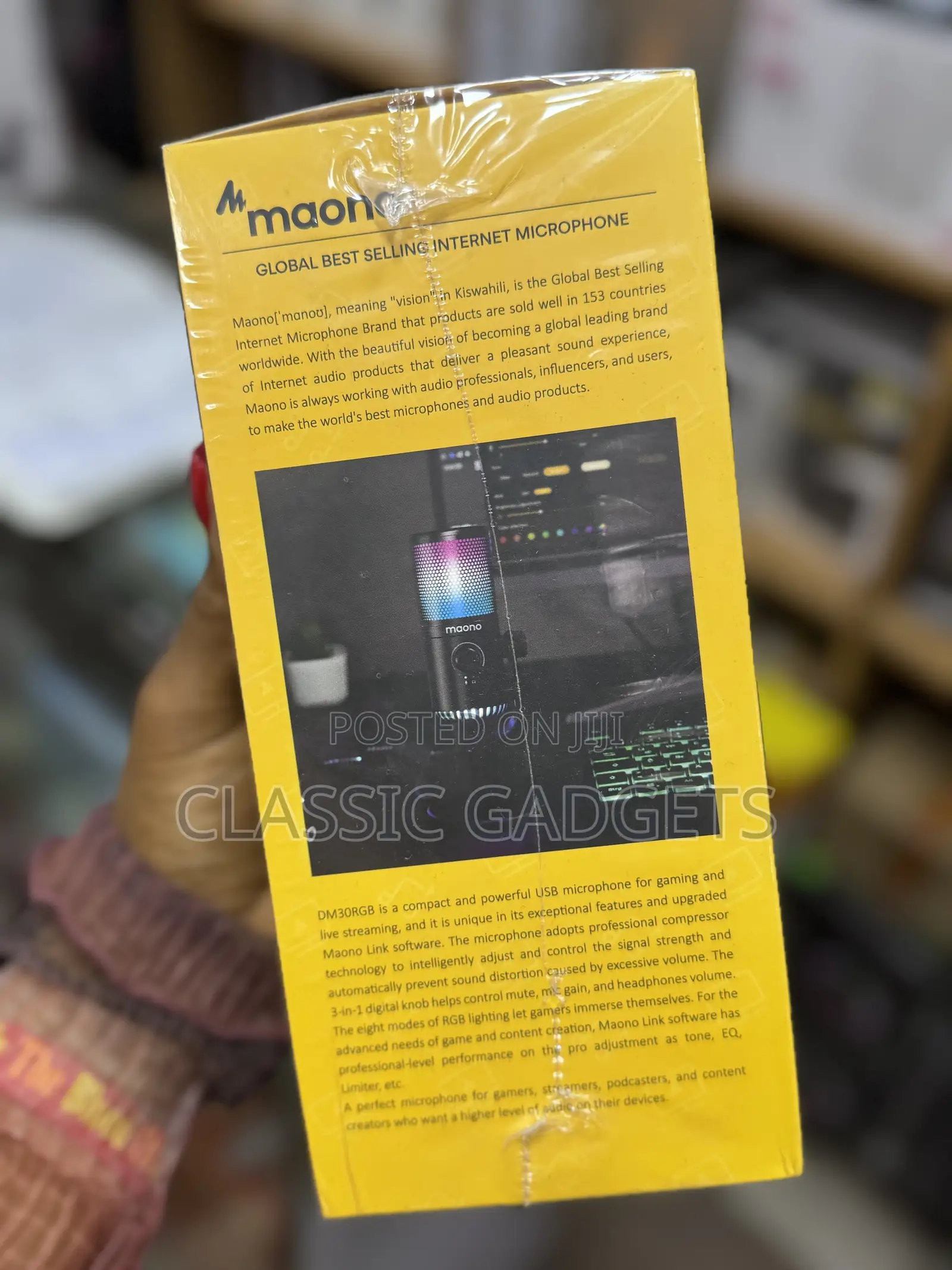 Maono DM30RGB Programme Usb Condenser Mic