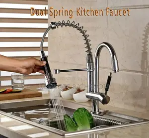 High Quality Dual Spring Kitchen Faucet