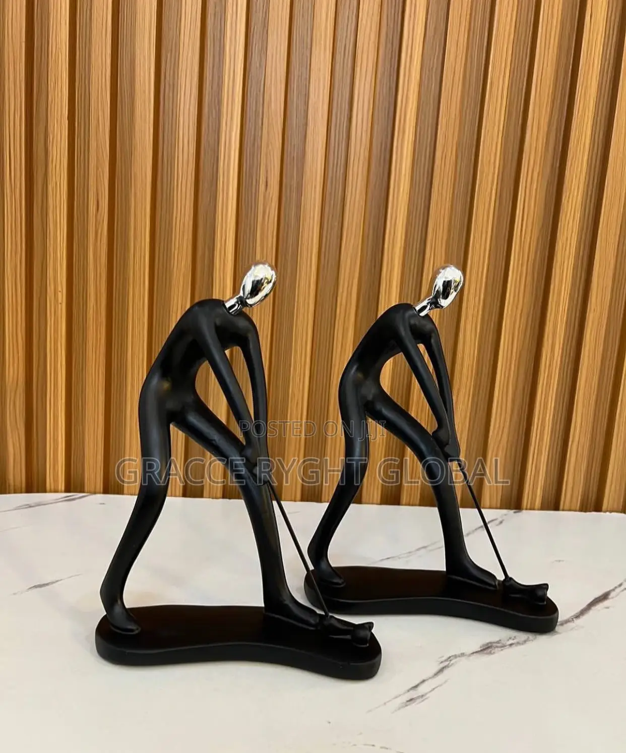 Sports Man Figurines Shelf Decor