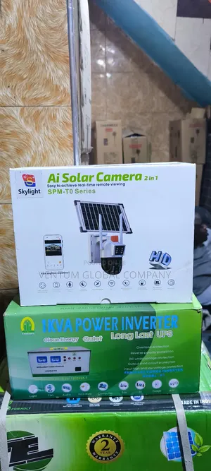 Double Lens AI Solar Camera 2in1