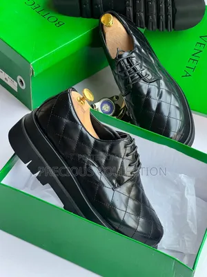 Top Quality Bottega Lace Up Shoes for Men
