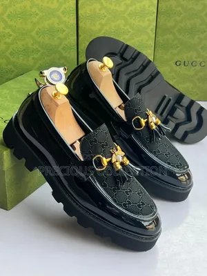 Gucci Glossy Leather Shoe for Men