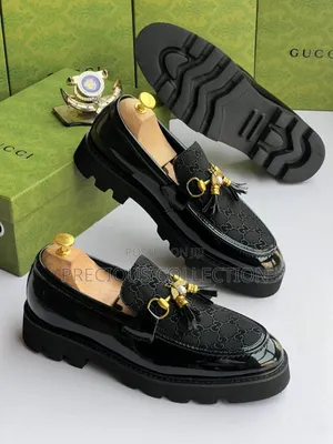 Gucci Glossy Leather Shoe for Men