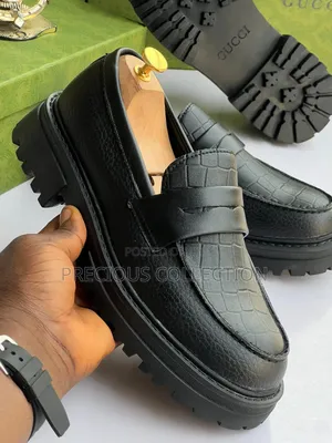 Matte Leather Classic Gucci Men's Shoe