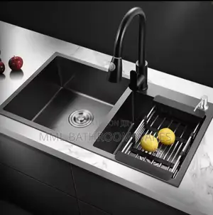 Black Kitchen Sinks With Pullout Sink Mixer