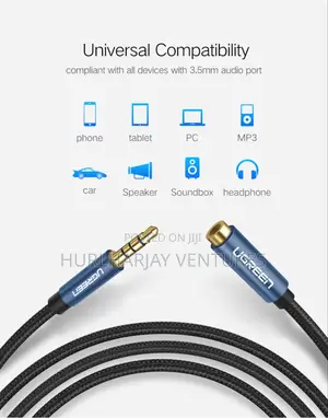 2m Ugreen 3.5mm Audio Extension Cable