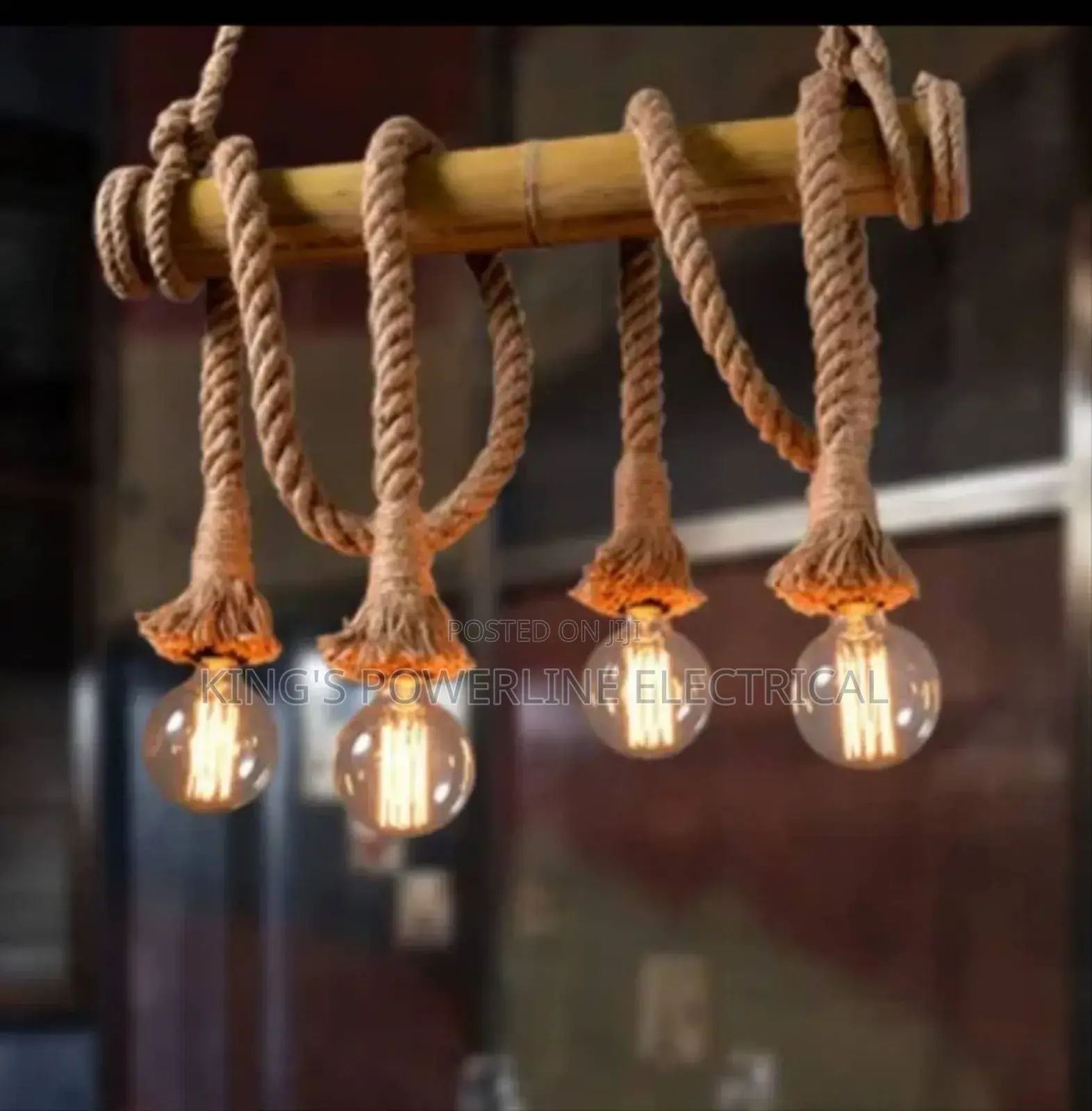 Vintage Light,Rope Lamp Holder