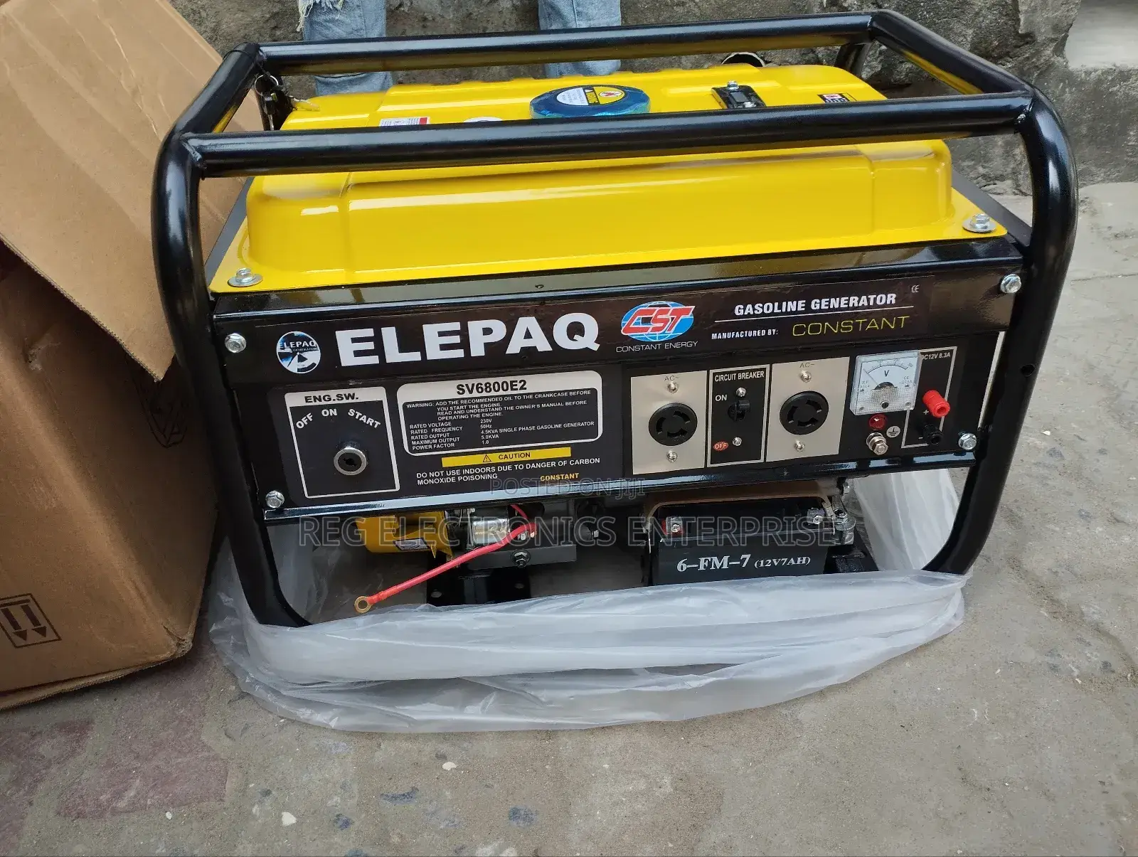 Complete 4.5 KVA Elepaq Constant Generator
