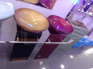 Glass Dinning Basin L Shape